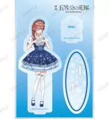 【中古】アクリルスタンド・アクリルパネル 中野三玖(スノーメイドver.) 描き下ろしイラスト パーツ付きBIGアクリルスタンド 「映画 五等分の花嫁」