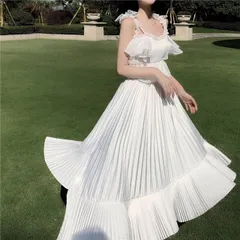 ドレス ウェディングドレス パーティードレス パーティドレス 結婚式ドレス 花嫁ドレス ロングドレス ロング ロング丈 ノースリーブ プリンセス プリンセスライン ドッキング プリーツ レース 切り替えデザイン かわいい きれいめ シンプル 上品 おしゃれ こ