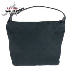 S*）様 GUCCI ハンドバッグ GGキャンバス ブラック 039-1147 GUCCI - 美品 GUCCI グッチ ブラック 黒 シルバー金具 GG