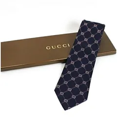 グッチ シルク ネクタイ GG柄 中古 Aランク GUCCI | メンズ