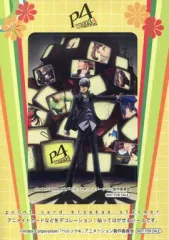 【中古】シール・ステッカー(キャラクター) 鳴上悠(背景テレビ) ポイントカードきせかえステッカー 「ペルソナ4 The ANIMATION」 2012年アニメイト冬のAVまつり ポイント交換景品