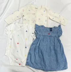 baby GAP 　ボディスーツ＆ニットカーデ＆デニムワンピ　　*2272