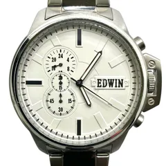 2024年最新】エドウィン（edwin） 腕時計 メンズウォッチ edwin kenny men's stainless steel 3－hand  date watch with brown genuine leather band and cream dialの人気アイテム - メルカリ