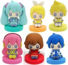【中古】トレーディングフィギュア 全6種セット 「初音ミク トレーディングラバーフィギュア ダイナー柄」