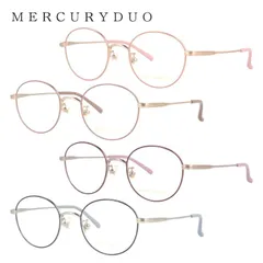 マーキュリーデュオ メガネフレーム 伊達メガネ アジアンフィット MERCURYDUO MDF 6046 49サイズ オーバル型 ユニセックス メンズ レディース