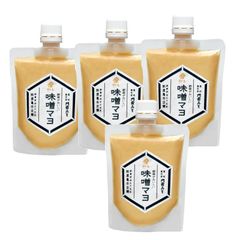 ４パック 長野善光寺門前 老舗味噌屋 酢屋亀 野菜がおいしい 味噌マヨ みそマヨネーズ スタンドパック 国産 信州 無化調 発酵食品 ドレッシング