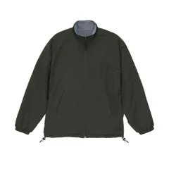 ☆ ダークオリーブ/グレー ☆ XLサイズ ☆ United Athle ユナイテッドアスレ リバーシブルジャケット united athle ユナイテッドアスレ ジャケット 7493-01 上着 カジュアル アウター 羽織り 羽織 リバーシブル