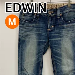 EDWIN503 エドウィン パンツ ジーパン デニム ストレートデニム 日本製 メンズ ブルー Mサイズ【CB487】