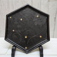 美品・作者印】中村宗悦作の印布付き 而妙斎好の松葉蒔絵四方盆 - メルカリ
