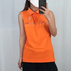 le coq sportif(ルコックスポルティフ) ゴルフ オレンジ ノースリーブ M 250610