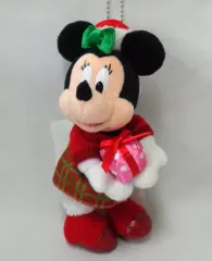 【中古】ぬいぐるみ ミニーマウス(ディズニー・ギフト・オブ・クリスマス) ぬいぐるみバッジ 「クリスマス・ファンタジー2017」 東京ディズニーランド限定