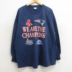 XL/古着 リー Lee 長袖 ビンテージ Tシャツ メンズ 00s NFL ニューイングランドペイトリオッツ MLB ボストンレッドソックス 大きいサイズ 