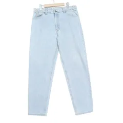 90年代 USA製 Levi's リーバイス 550 デニムパンツ オレンジタブ ライトブルー (メンズ W34 L30) 中古 古着 A4451