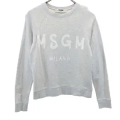 エムエスジイエム 長袖 スウェット トレーナー XS グレー MSGM レディース 古着 【240420】