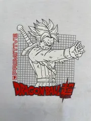 Ｔシャツ　古着　ドラゴンボール　トランクス　ホワイト　アニメ　Ｍ