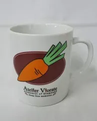 【中古】マグカップ・湯のみ(キャラクター) [単品] にんじんマグカップ復刻版 「ヴィオラートのアトリエ ～グラムナートの錬金術師2～群青の想い出」 ガストショップ限定GSコンボセット付属品