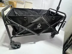 アウトドアワゴン 大容量 58L 折りたたみ キャリーカート  キャリーワゴン  キャンピングカート コンパクト ワンタッチ 収納 軽量 頑丈 ワゴン車 収納ポケット アウトドア レジャー スポーツ 簡単 持ち運び 便利 台車 荷台 sl-lc120-bk