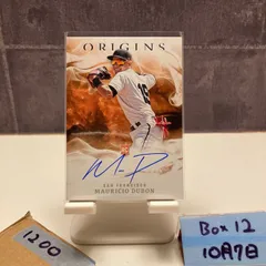 2020 Panini Origins Mauricio Dubon 直筆サイン San Francisco Giants RC ルーキー Rookie カード