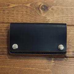 【MTW-00】ミドルトラッカーウォレット　2層　茶芯