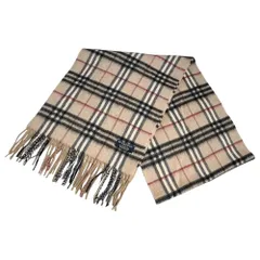 BURBERRY LONDON(バーバリーロンドン) England made Nova check wool muffler ノバチェック ウール マフラー ベージュ イングランド製のサムネイル