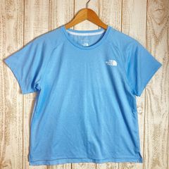 【Women's S ブルー系】 The North Face ( ザ・ノースフェイス ) ショート スリーブ ハイブリッド ベント クルー Short Sleeve Hybrid Vent Crew ポリエステル ウェア トップス インナー
