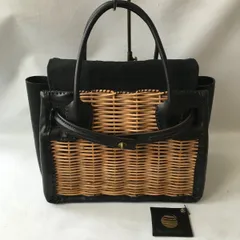 【極美品✨️】エバゴス カゴバッグ ハンドバッグ 被せ付き 2025SS ebagos ビッグ バスケット ¥107,800税込 紅籐の太い