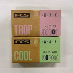 FCS サーフィンワックス 【真夏用×1＋冬春用 ×1】