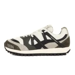 新品 EMPORIO ARMANI エンポリオアルマーニ サイズ:43 22SS スウェード ナイロンメッシュ コンビ テック ローカット スニーカー ダッドシューズ ブラック グレー ホワイト【メンズ】のサムネイル