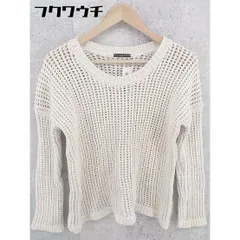 ◇ URBAN RESEARCH ROSSO アーバンリサーチ ロッソ コットン ニット 長袖 セーター サイズF アイボリー レディース 【中古】 【1002802388972】