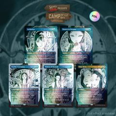 MTG Secret Lair Camp Totally Safe Superdrop Featuring: Peach Momoko Foil Edition