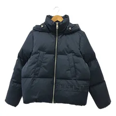 【美品】  TOMMY HILFIGER / トミーヒルフィガー | サテンフーデッド ダウンジャケット | XS | ダークネイビー | レディース