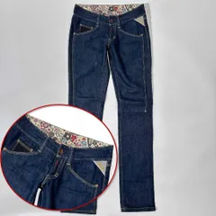 【DENIM★SK】REPLAY スキニーデニム W25 綿100％ ローウエスト 濃紺 イタリアブランド ジーンズ W25 /インディゴ