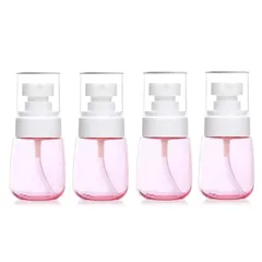 Morices 4個 ファインミスト スプレーボトル、30ml 霧吹き 詰替ボトル スプレーヤー 漏れ防止 旅行 容器、小さな 空 プラスチックアトマイザー 化粧品ボトル スキンケア ローション 香水等の使用（ピンク） 1