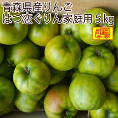 青森県産　りんご　ご家庭用　はつ恋ぐりん５ｋｇ　激レア　限定　送料無料！