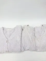 ◇ Θ snidel HOME パイル生地 ルームウエア ワンピース カーディガン サイズONE SIZE ラベンダー系 レディース E  【1503060049525】