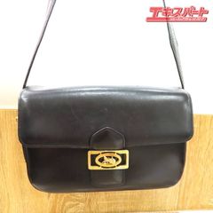 ヴィンテージ CELINE セリーヌ 馬車金具 レザー ショルダー ハンドバッグ ミスマ店