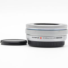 ＜良品＞OLYMPUS M.ZUIKO 14-42mm F3.5-5.6 EZ SLV｜電動ズーム搭載×超コンパクト｜マイクロフォーサーズ対応｜スナップ・旅行に最適｜シルバー