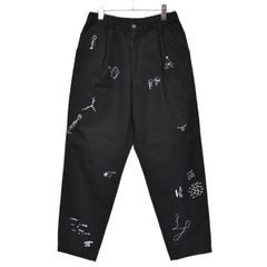 UNDERCOVER　アンダーカバー　2024AW　スケッチ総柄TC強撚ダックワンタックイージーパンツ　UC2D4505-2　8054000208340