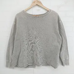 ◇ JOURNAL STANDARD relume ジャーナルスタンダード レリューム スリット 長袖 トレーナー サイズF グレー レディース E  【1304260029634】