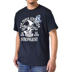 半袖 Tシャツ 《イーグル柄：ネイビー》 新品 未使用 メンズ プリント クルーネック 2柄 ミリタリー柄【X1G】【メール便2】 ファッション