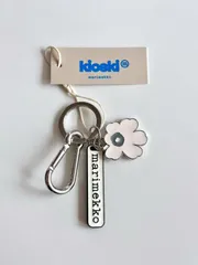 MarimekkoマリメッコKioskiイエローキーリングキーホルダー未使用品 marimekko マリメッコ キーチェーン PUHALLUS II UNIKKO KEY