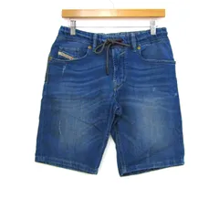 ディーゼル デニムショートパンツ ジーンズ ジーパン ストレッチ ブランド レディース 28サイズ ブルー DIESEL 【中古】
