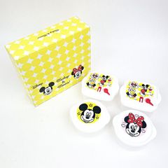 디즈니 미키 & 미니 PT 전자 레인지 용기 4PC 주방 일본제 Disney