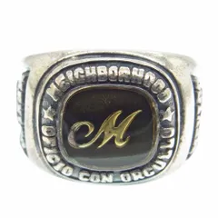 NEIGHBORHOOD ネイバーフッド リング RING.GRADUATE カレッジ リング シルバー系 21号【中古】のサムネイル