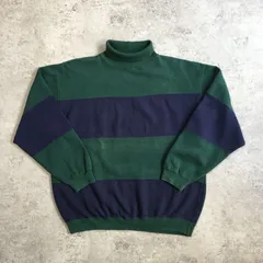 90s old gap Turtleneck Border Sweatshirt オールドギャップ タートルネック ボーダースウェット ハイネック