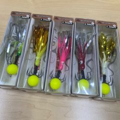 ◇送料込み◇ワンナック デビパラベイト 全5色各色1個ずつ5個セット【タコ釣り 威嚇釣法 タコベイト タコ釣り タコスッテ タコエギ】