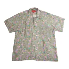 Mini floral rayon shirt 緑 M