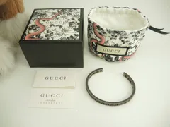 グッチ バングル GG シルバーSV925 ブレスレット ヴィンテージ 細 腕輪@ 16のサムネイル