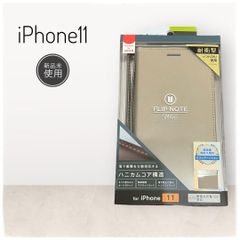 新品【iPhone 11 】FLIP NOTE 手帳型ケース　グレージュ 耐衝撃