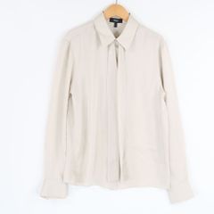 美品 Theory セオリー ブラウス 1点 P Sサイズ相当 シルク100％ リボン レディース AD650A18 